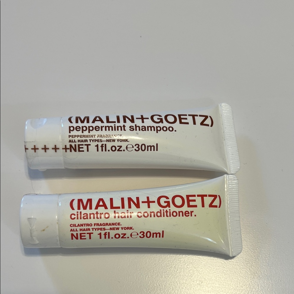 Malin+Goetz Peppermint Shampoo and Cilantro Conditioner Set - White